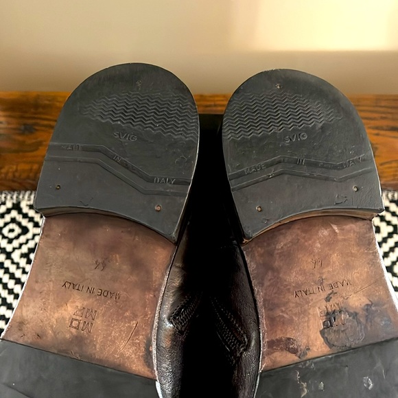 MOMA Brown Black Chelsea Ankle Boot with Side Zip - Picture 7 of 7